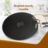 AGARO Elite Hard Anodised Tawa, 28cm Diameter, Riveted Handle, 4 mm Thick Plate, Gas Oven Compatible, Cooking, Cookware, Black - Image 4